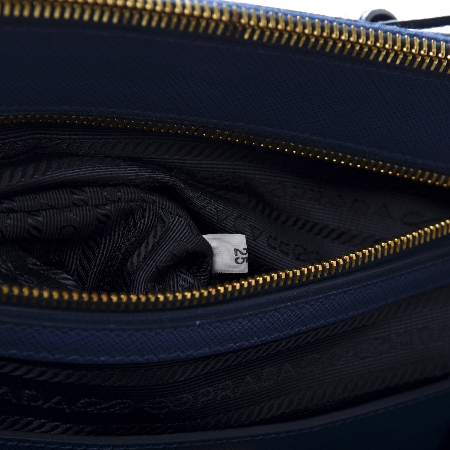 Prada Saffiano Medium Galleria Double Zip Tote Bluette 10 of 15