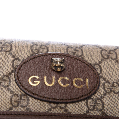 Gucci GG Supreme Monogram Neo Vintage Web Belt Bag Brown 9 of 10