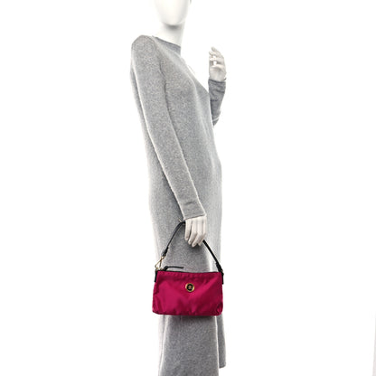 Versace Nylon Medusa Pochette Flamingo Black 2 of 8