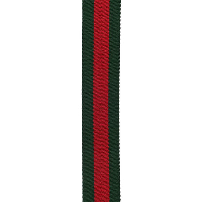 Gucci Nylon Textured Calfskin Double G Web 40mm Belt 90 36 Green Red Dark Cocoa 4 of 5