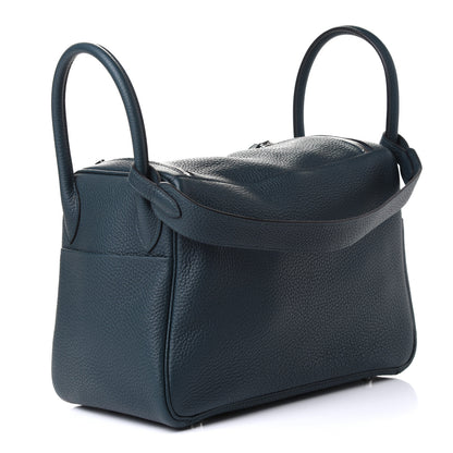 Hermes Taurillon Clemence Lindy 30 Vert Cypress 4 of 8