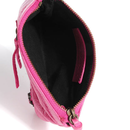 Balenciaga Agneau Classic Hardware Porte-Monnaie Coin Purse Cyclamen 5 of 9