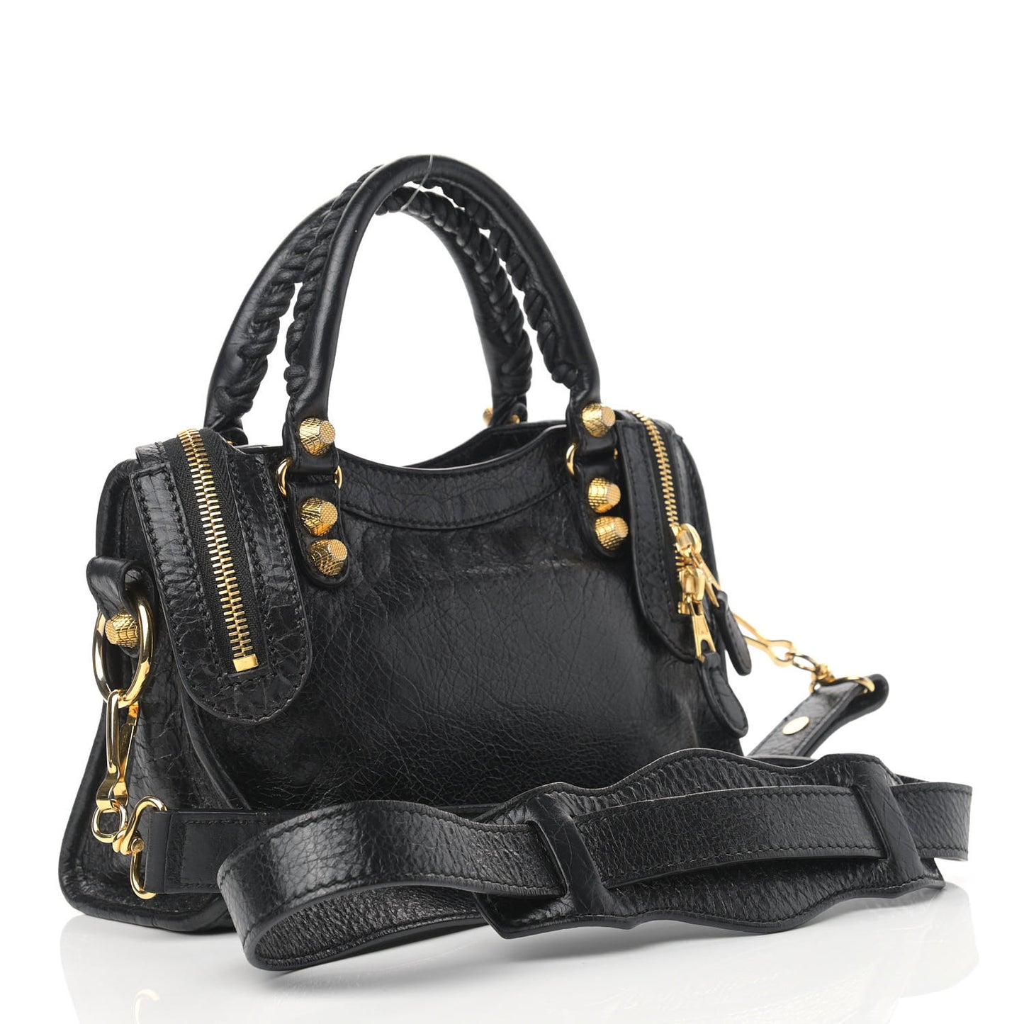 Agneau Giant 12 Gold Hardware Mini City Black