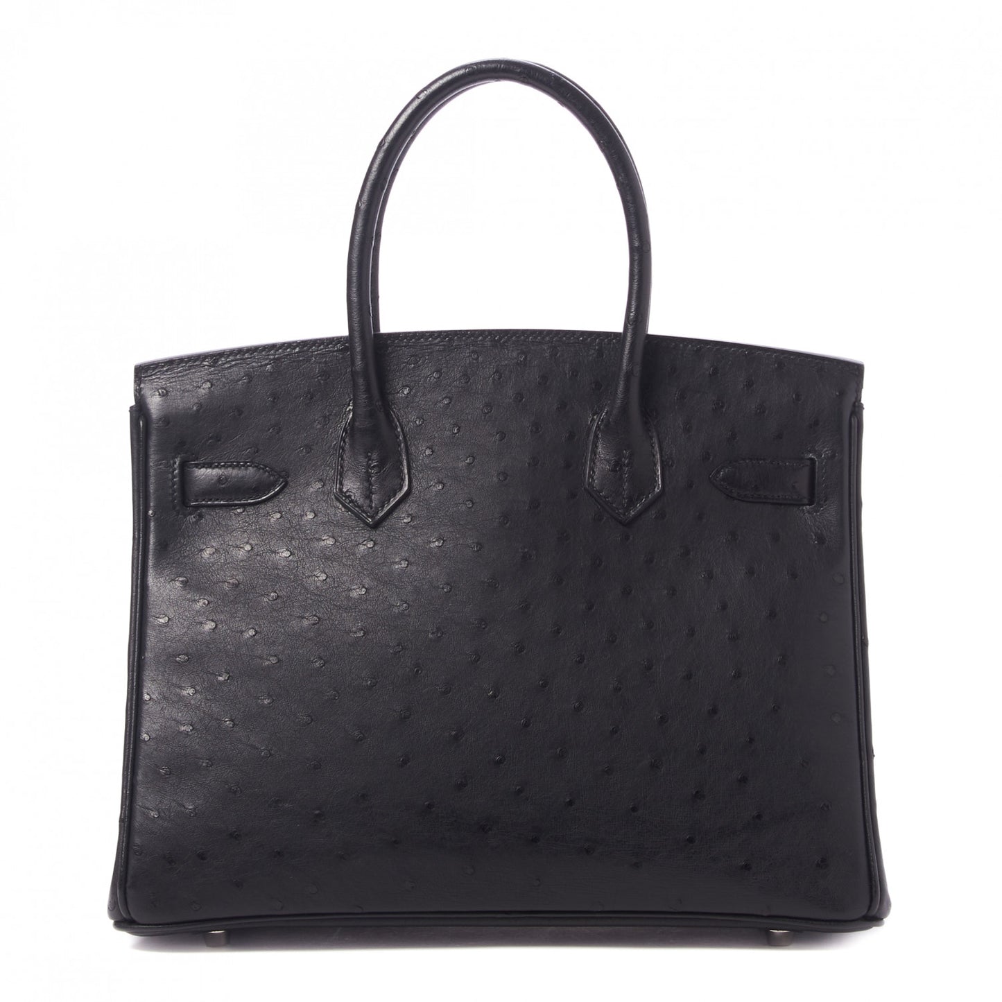 Ostrich Birkin 30 Black