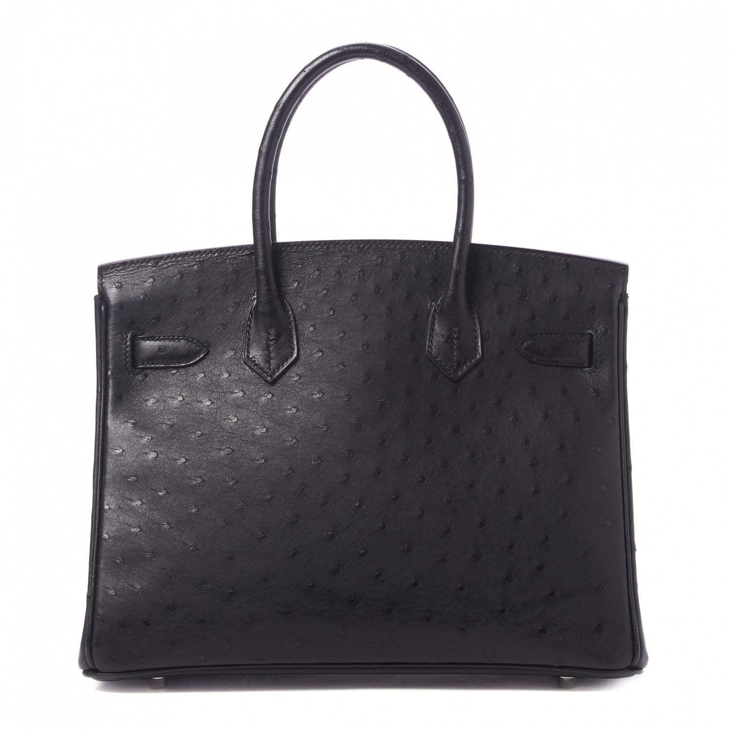 Hermes Ostrich Birkin 30 Black 4 of 33
