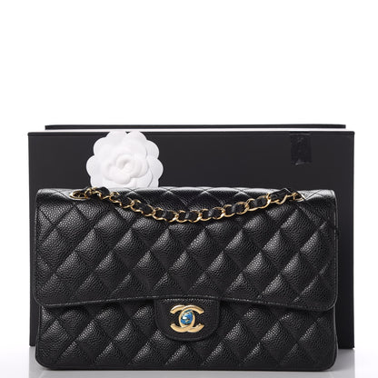 Chanel Caviar Quilted Medium Double Flap Black 8 of 8