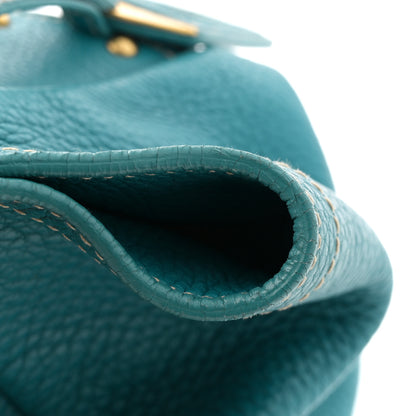 Prada Vitello Daino Tote Turchese 14 of 14