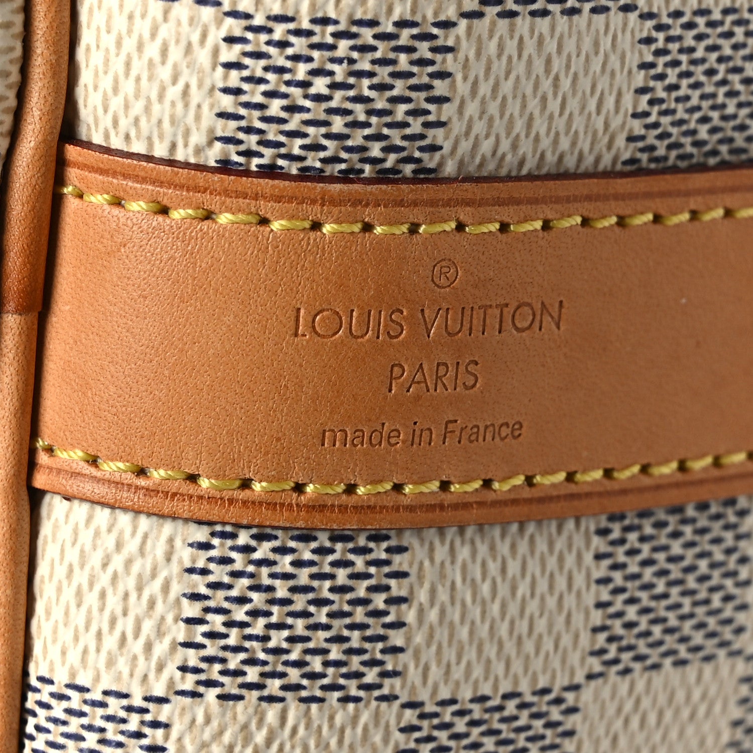 Louis Vuitton Damier Azur Keepall Bandouliere 55 6 of 11