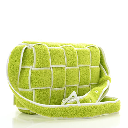 Bottega Veneta Terrycloth Maxi Intrecciato Padded Cassette Crossbody Bag Acid Kiwi 4 of 11