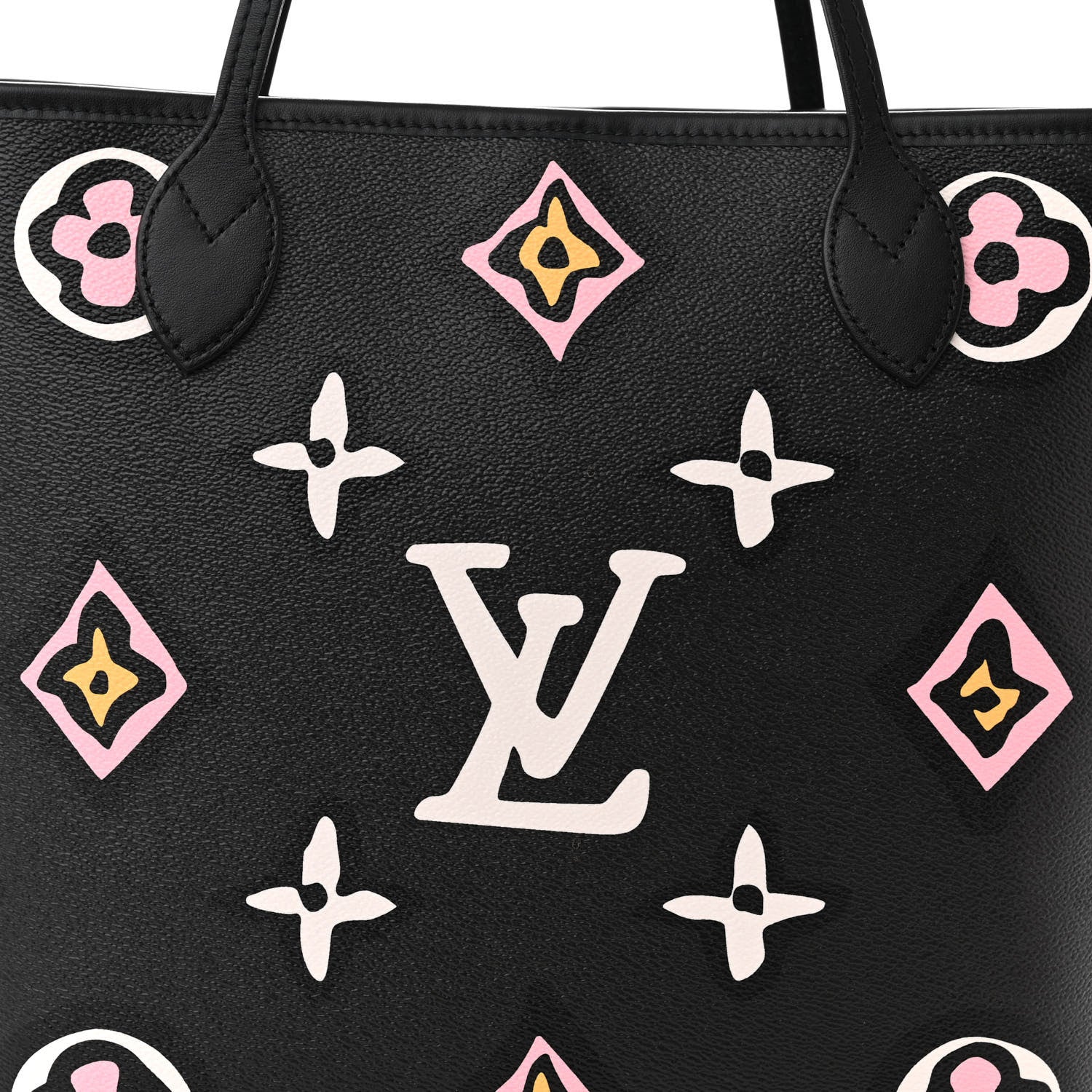Louis Vuitton Monogram Giant Wild at Heart Neverfull MM Black 8 of 10