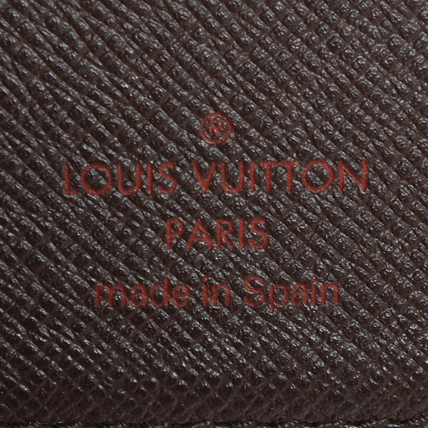 Damier Ebene Small Ring Agenda Cover