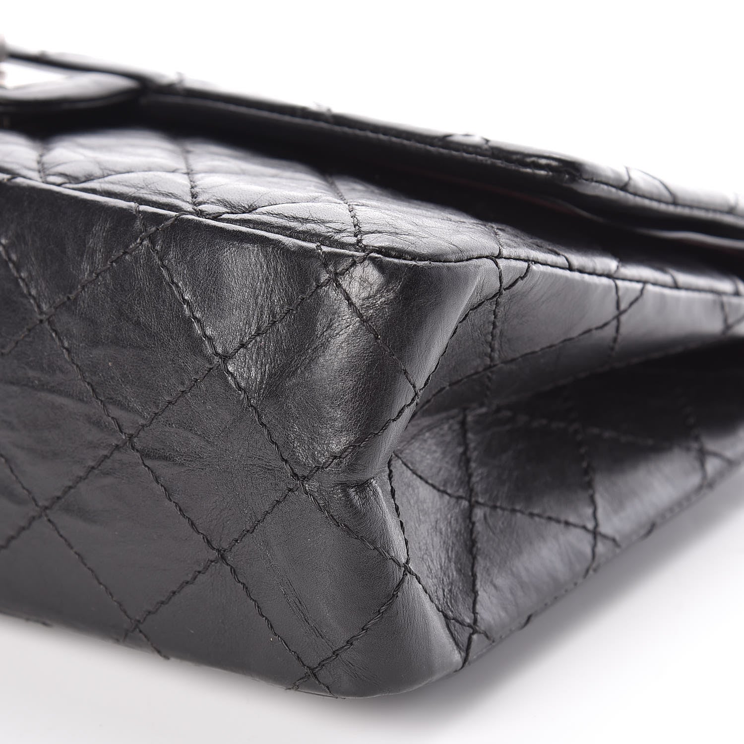 Chanel Aged Calfskin Quilted 2.55 Reissue 226 Flap Black 9 of 9