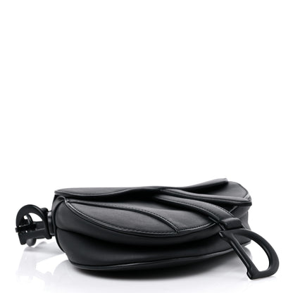 Christian Dior Ultra Matte Calfskin Mini Saddle Bag Black 4 of 12