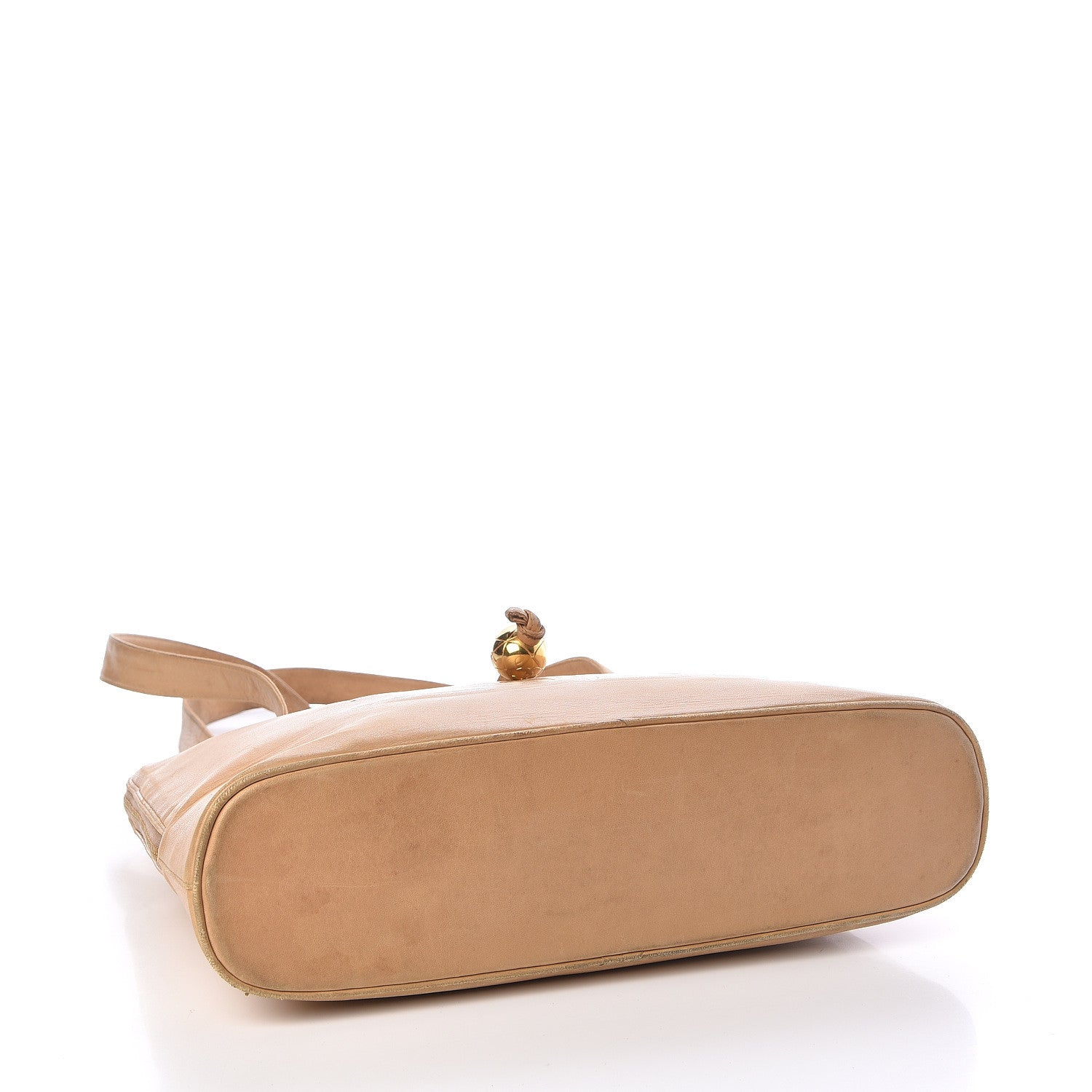 Chanel Lambskin CC Shoulder Bag Beige 4 of 12