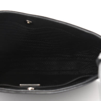 Prada Spazzolato Cleo Shoulder Bag Black 5 of 10