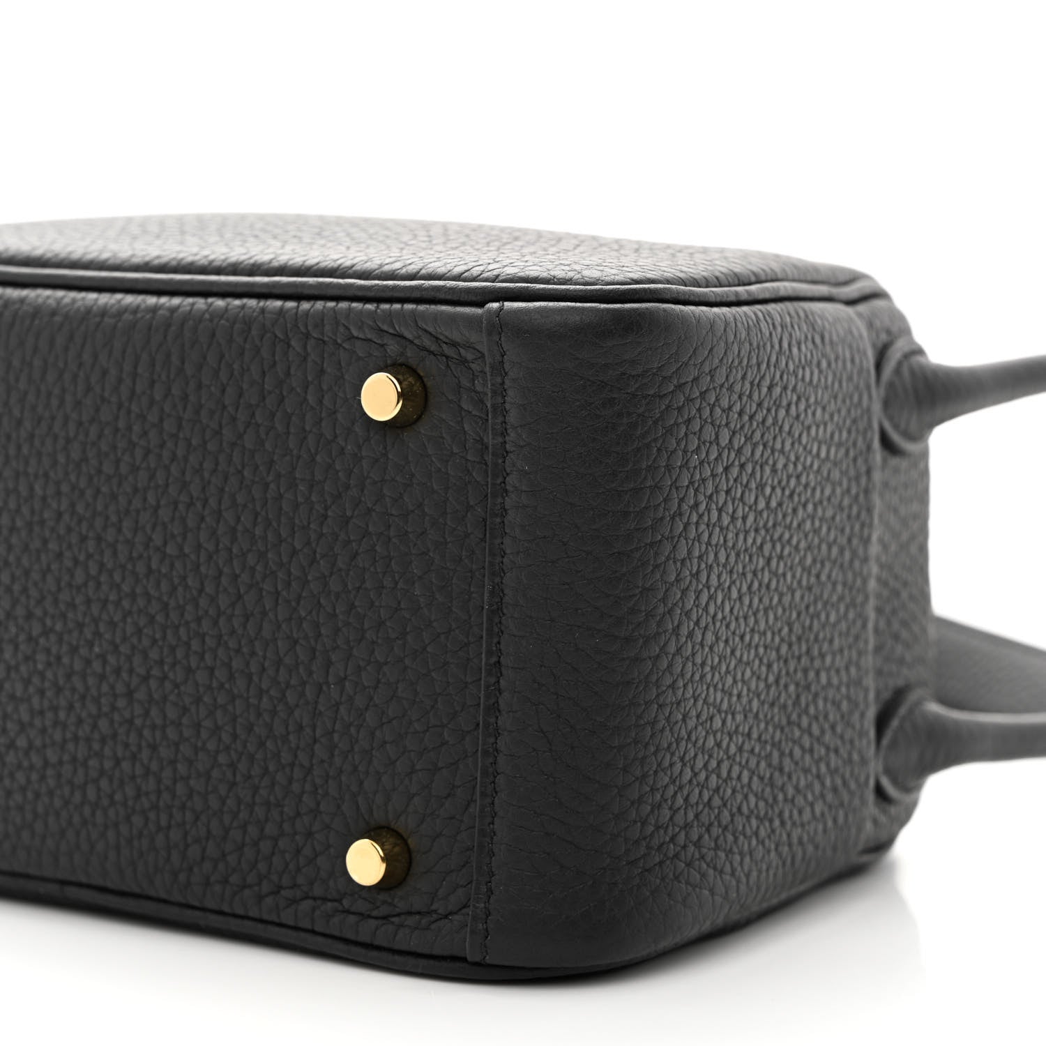 Hermes Taurillon Clemence Mini Lindy 20 Black 10 of 11