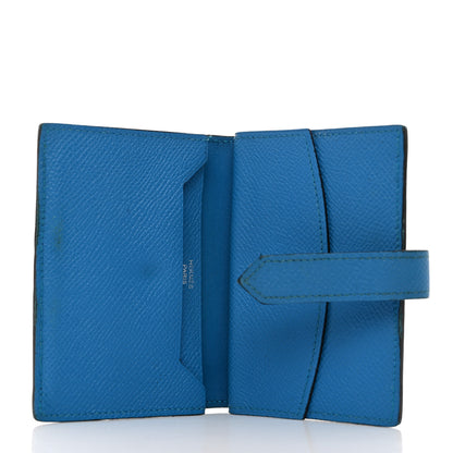 Hermes Epsom Mini Bearn Wallet Bleu Zellige 5 of 12