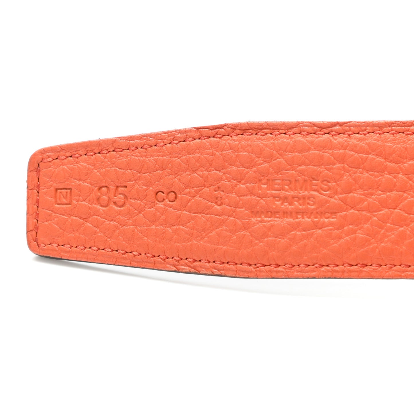 Box Togo 32mm Belt Strap 85 Black Orange