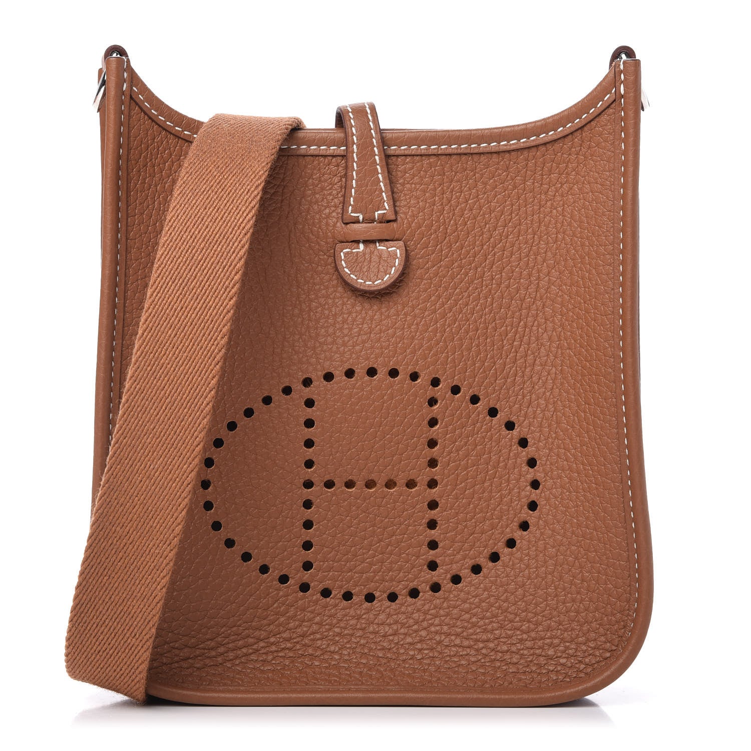Hermes Taurillon Clemence Evelyne TPM Gold 1 of 10