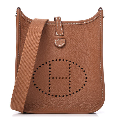 Hermes Taurillon Clemence Evelyne TPM Gold 1 of 10