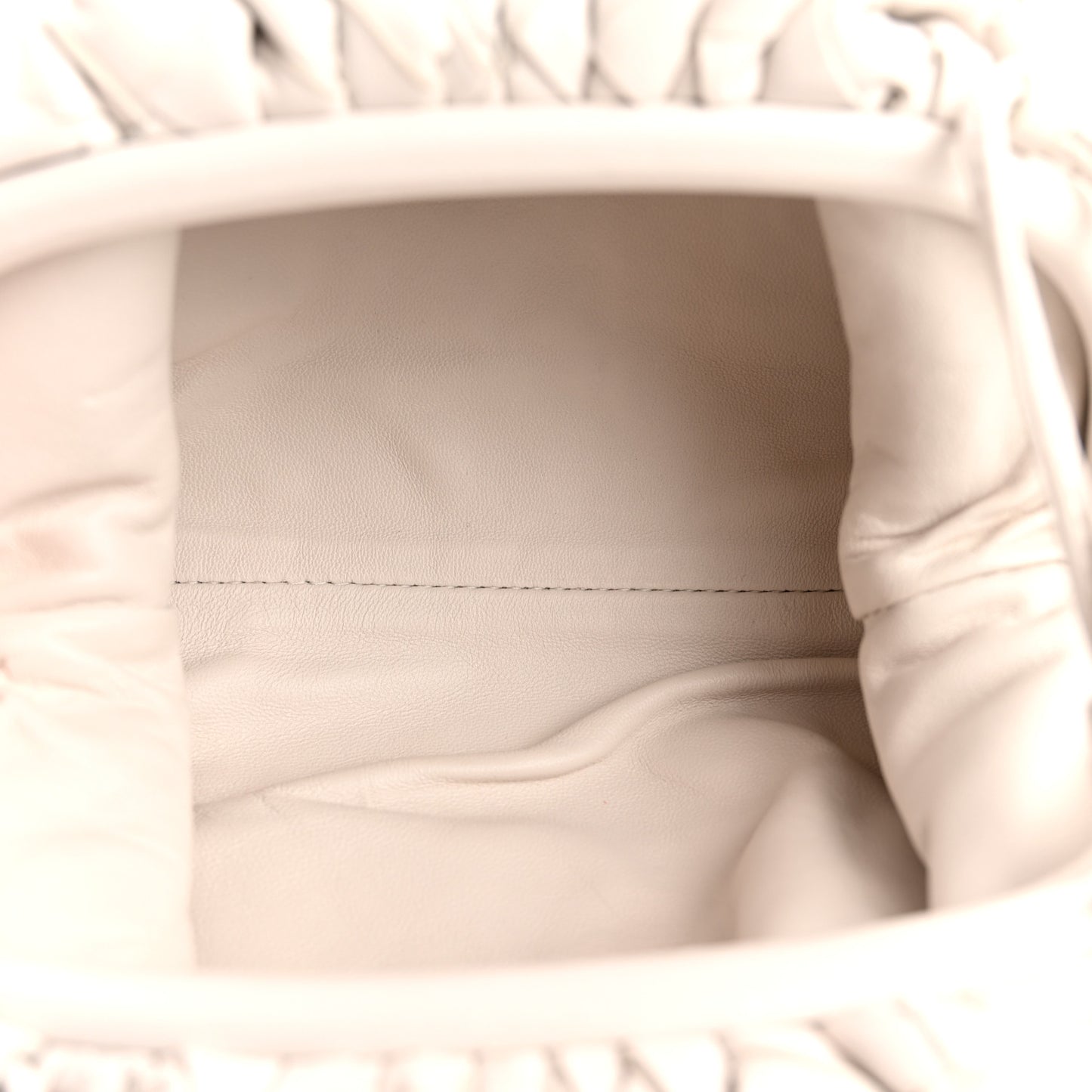 Nappa Intrecciato The Mini Pouch Chalk Chalk