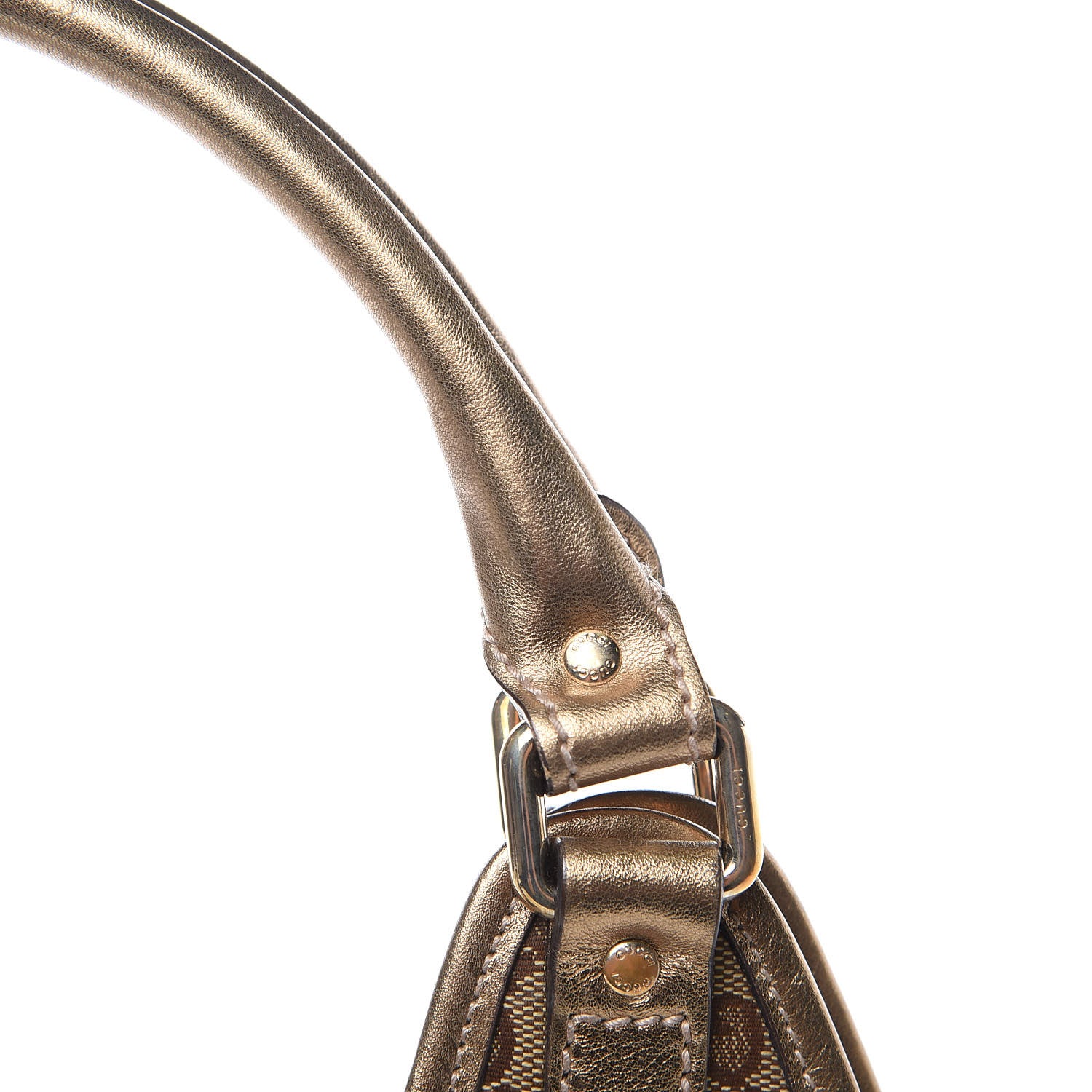 Gucci Crystal Monogram Medium Joy Shoulder Bag Bronze 14 of 15