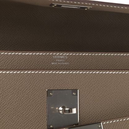 Hermes Epsom Kelly Depeches 36 Etoupe 6 of 9