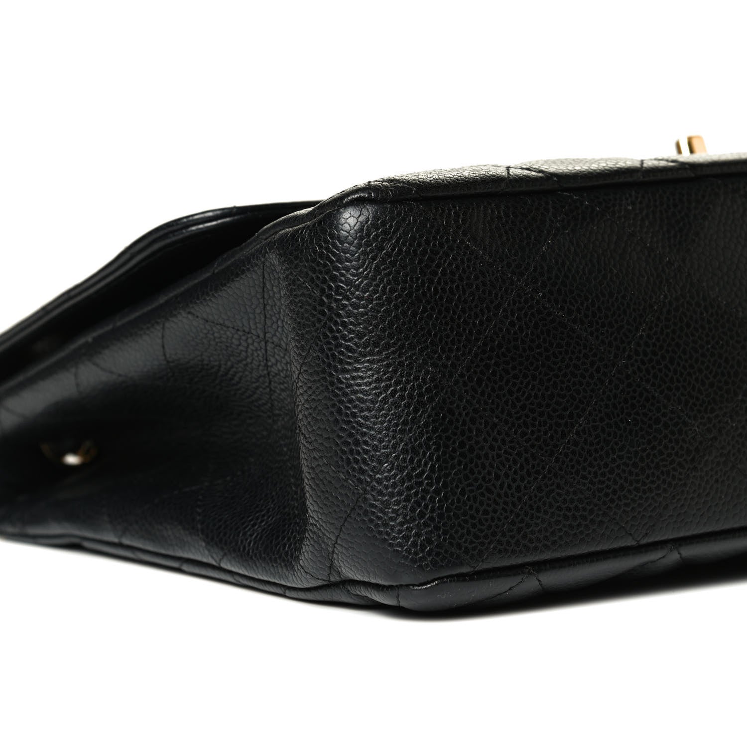 Chanel Caviar Quilted Jumbo Single Flap Black 9 of 12