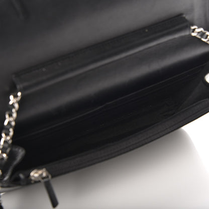 Chanel Caviar Sevruga Wallet On Chain WOC Black 5 of 10