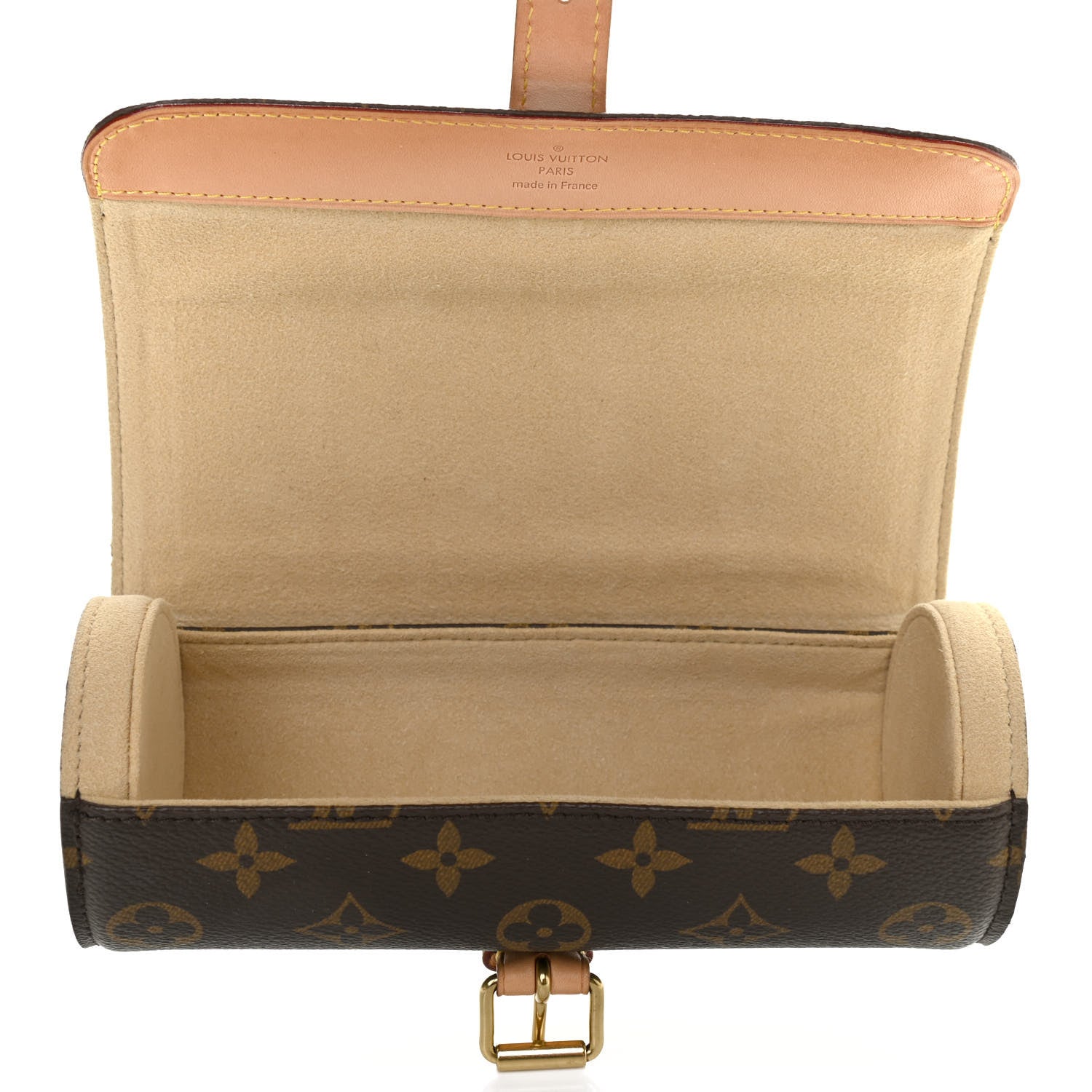 Louis Vuitton Monogram 3 Watch Travel Case 6 of 11