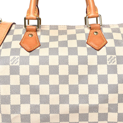 Louis Vuitton Damier Azur Speedy Bandouliere 30 7 of 20