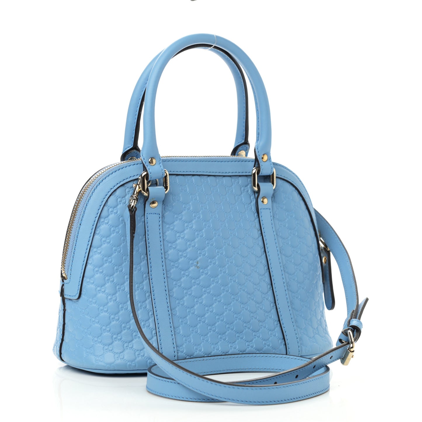 Microguccissima Mini Dome Bag Mineral Blue