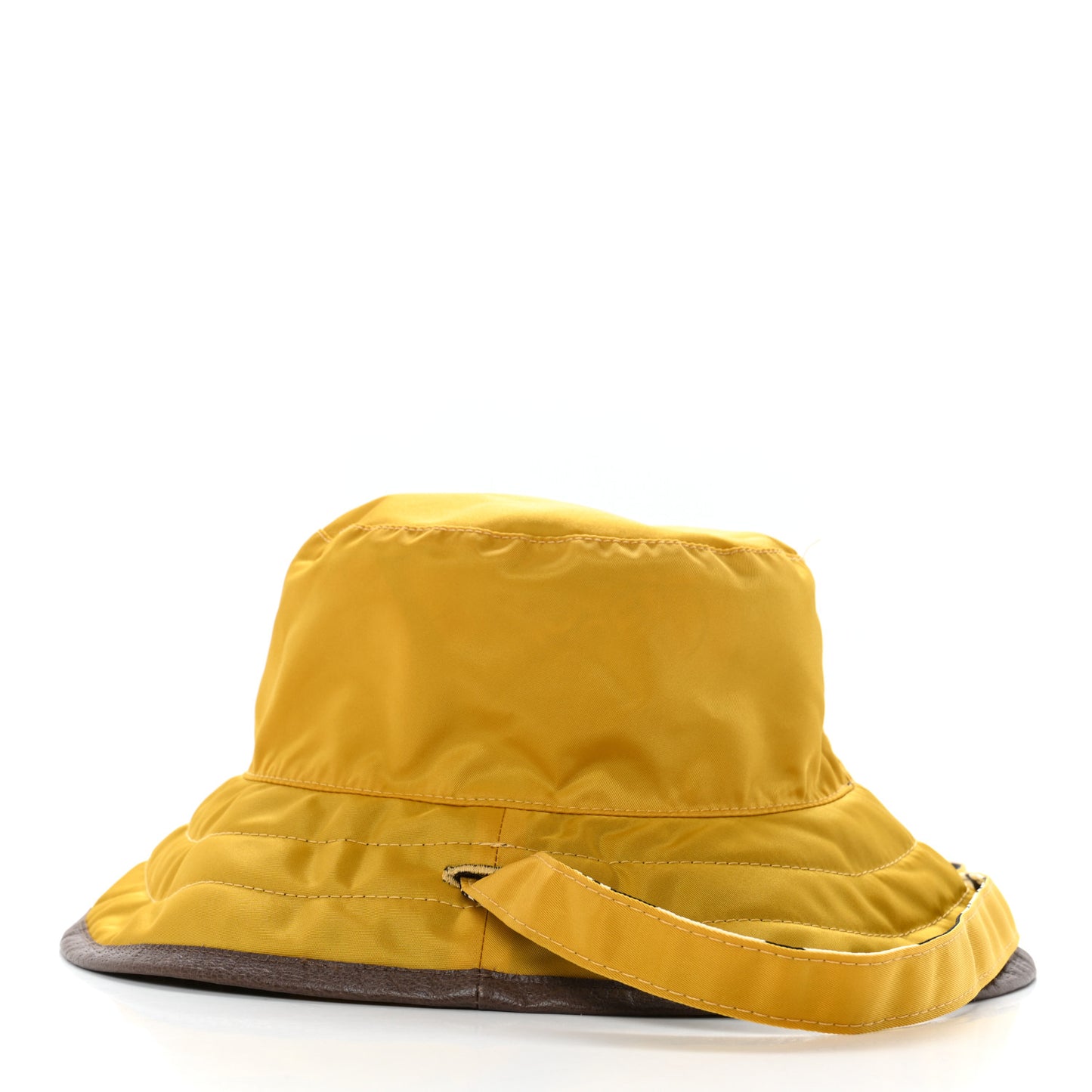 X THE NORTH FACE Nylon Reversible Self-Tie Bucket Hat XXS Black Yellow