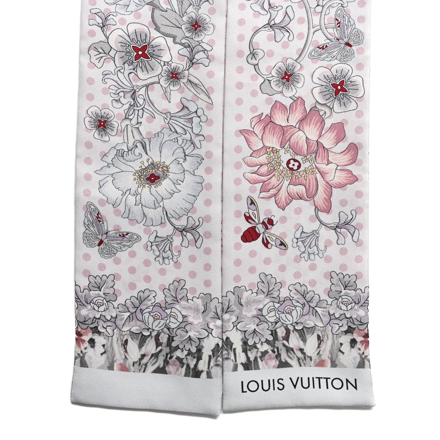 Silk Louis In The Garden Bandeau White