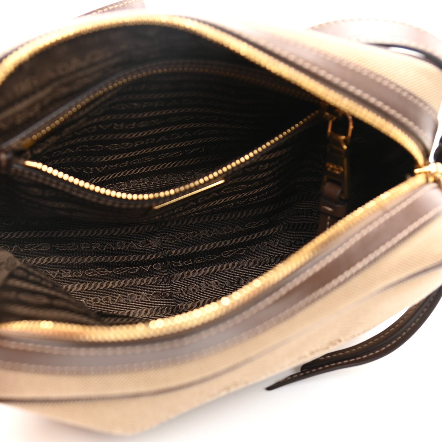 Jacquard Logo Camera Bag Corda Bruciato