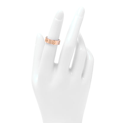 Cartier 18K Pink Gold 5.5mm LOVE Ring 49 4.75 2 of 4