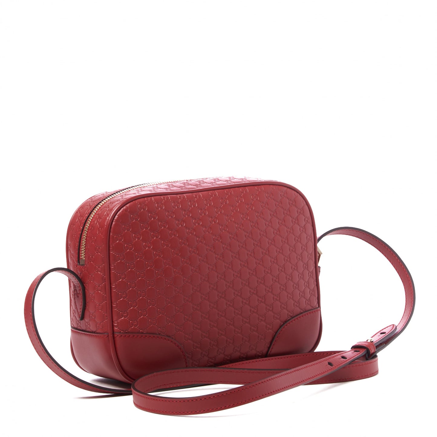Microguccissima Mini Bree Messenger Bag Red