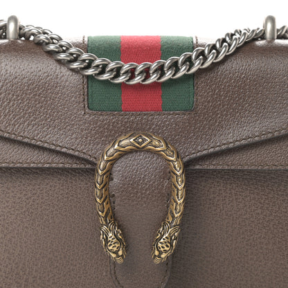 Gucci Textured Calfskin Web Mini Dionysus Shoulder Bag New Acero 8 of 10