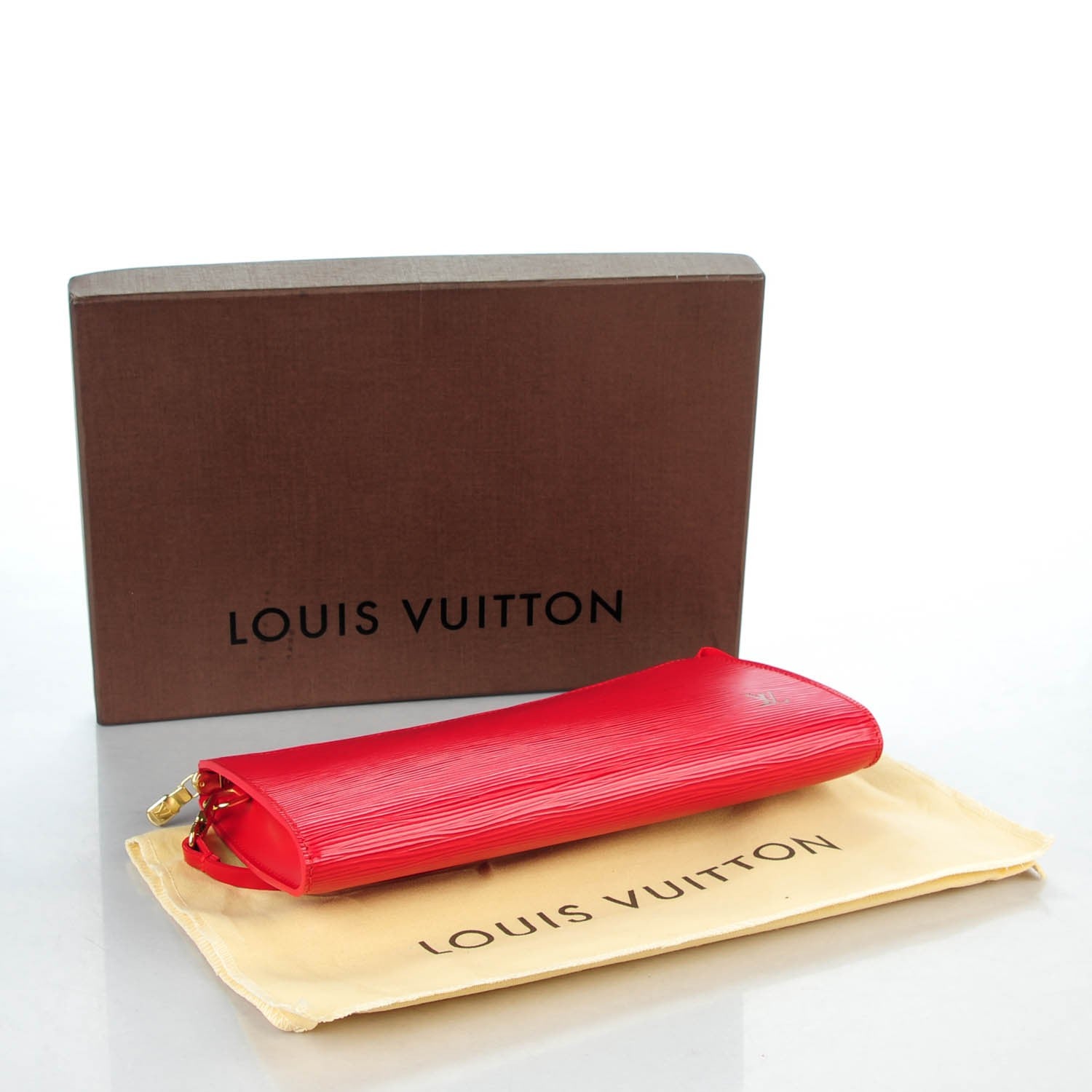 Louis Vuitton Epi Pochette Accessories 24 Rouge 4 of 7