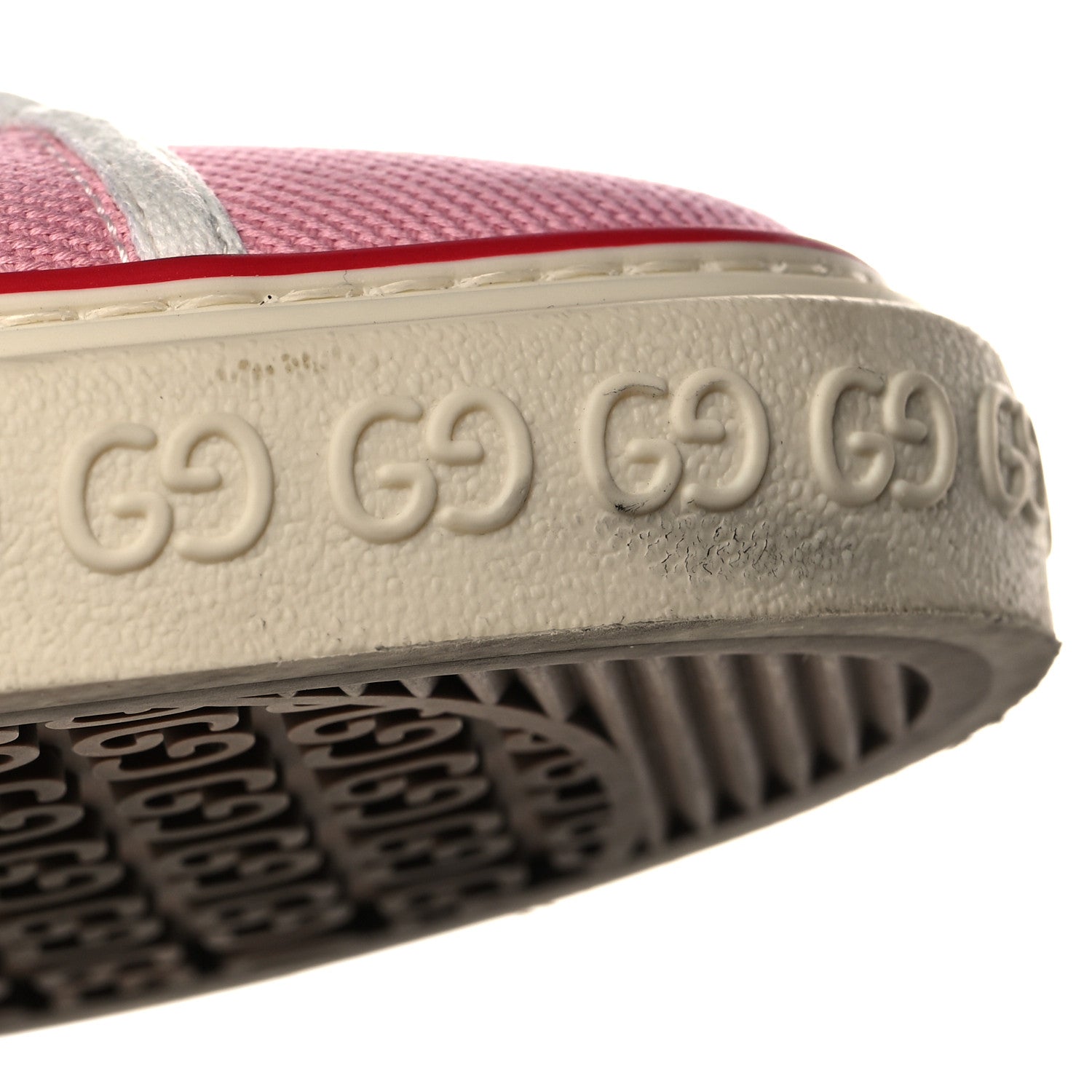 Gucci Canvas Web Womens 1977 Tennis Sneakers 40.5 Wild Rose Mystic White 10 of 11