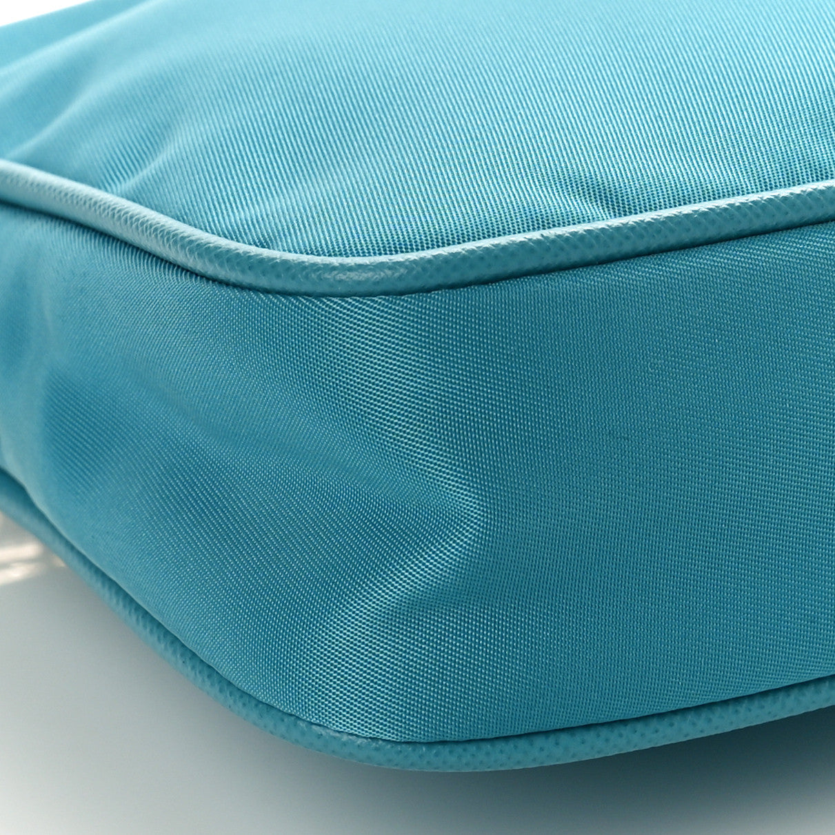 Tessuto Nylon Saffiano Crossbody Bag Turchese