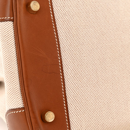 Hermes Toile Barenia HAC Birkin 32 Fauve 21 of 25