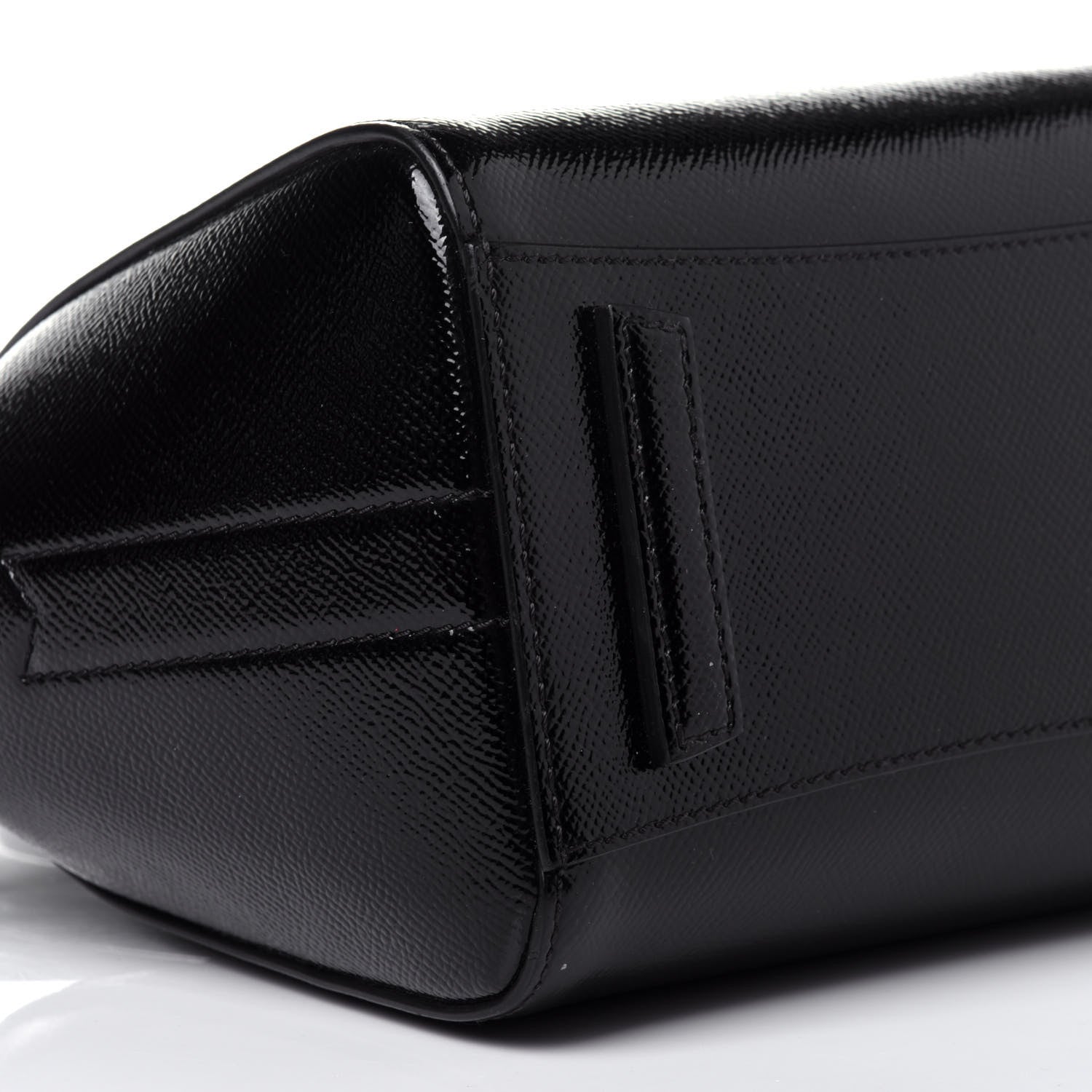 Givenchy Textured Patent Calfskin Mini Antigona Black 9 of 11