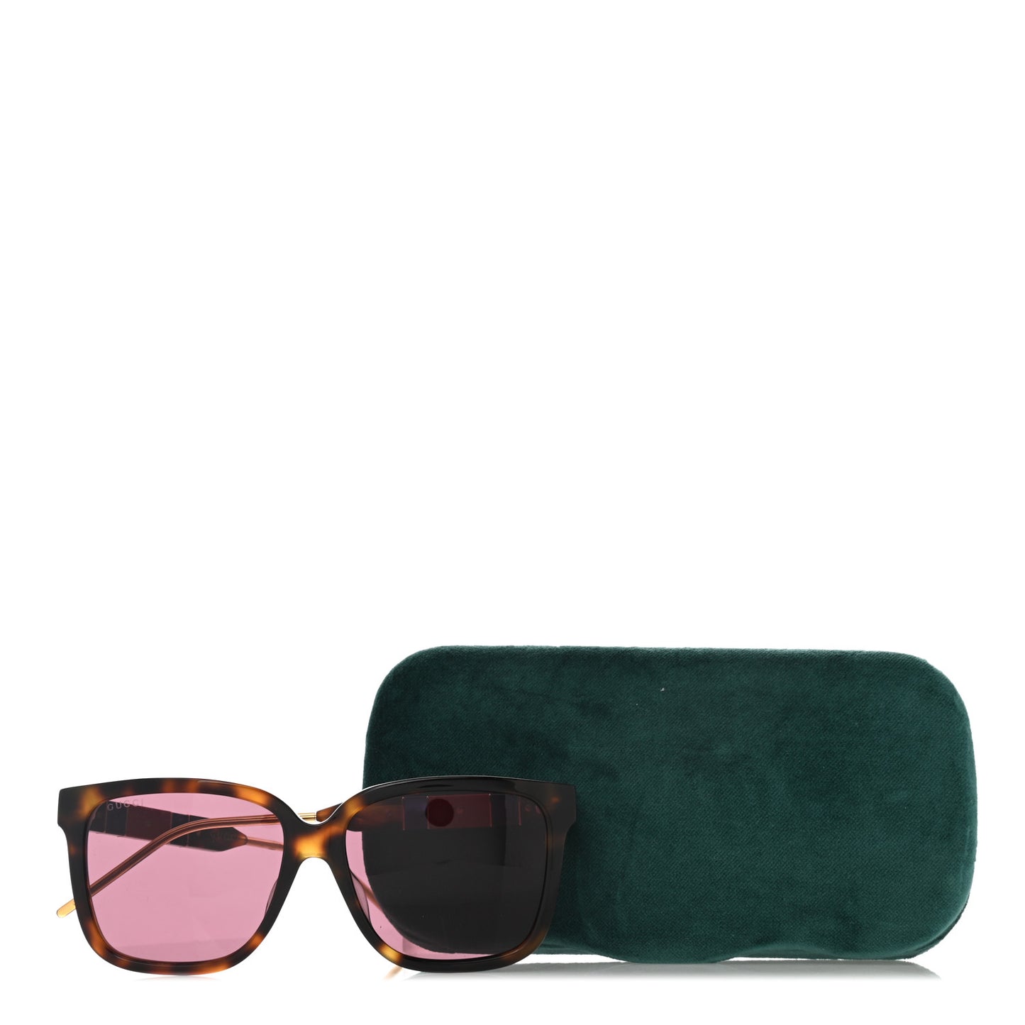 Acetate Square Sunglasses GG0599SA Tortoise