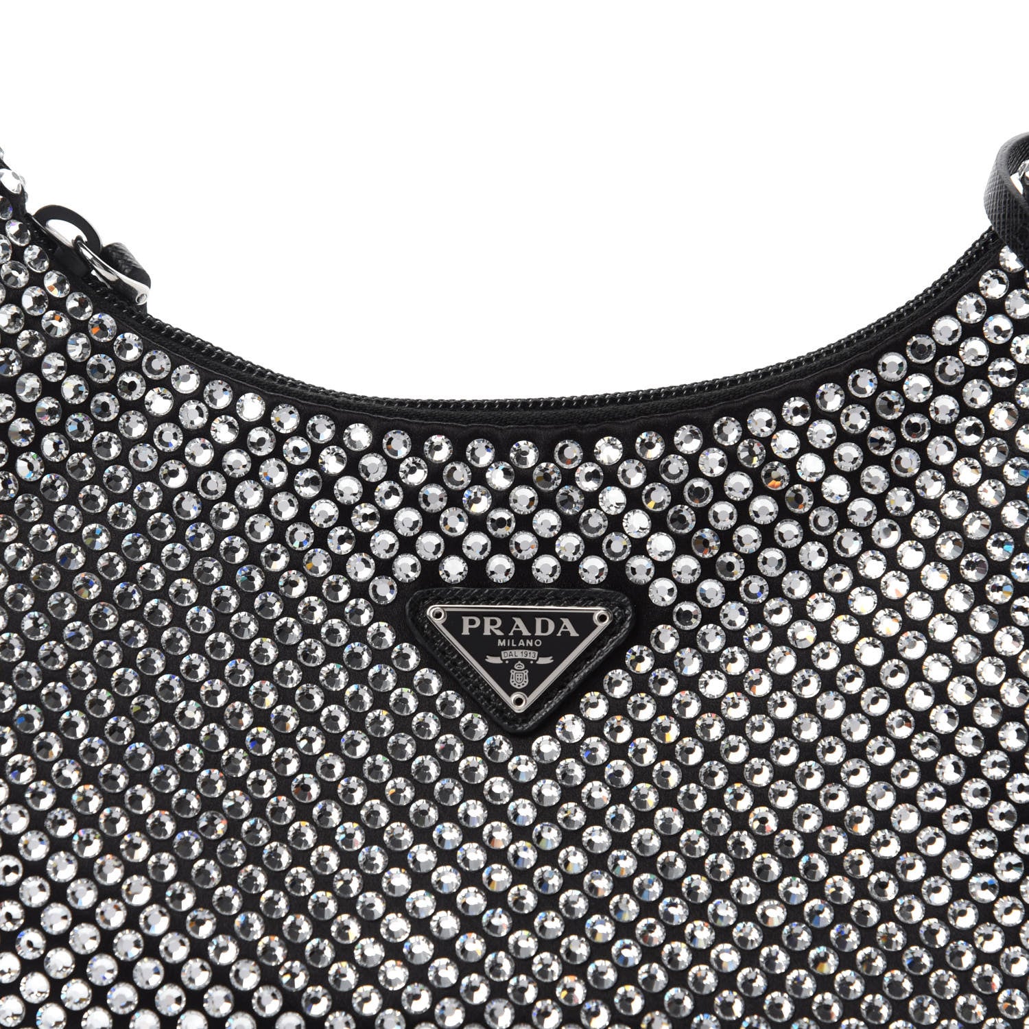 Prada Satin Crystal Mini Re-Edition 2000 Bag Cristal 10 of 11