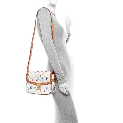 Louis Vuitton LOUIS VUITTON Monogram Multicolor Sologne White 3 of 15