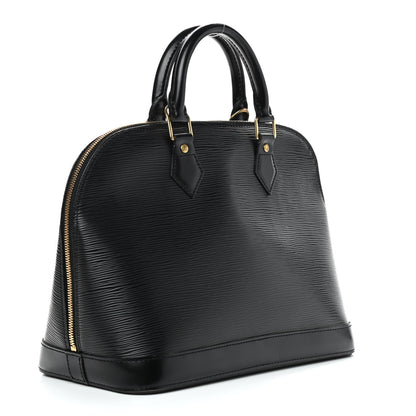 Louis Vuitton Epi Alma PM Black 3 of 9