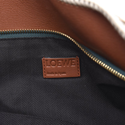 Loewe Tweed Calfskin Medium Puzzle Bag Emerald 6 of 11