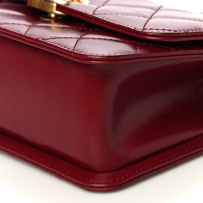 Chanel Calfskin Quilted Mini Perfect Fit Flap Burgundy 9 of 15