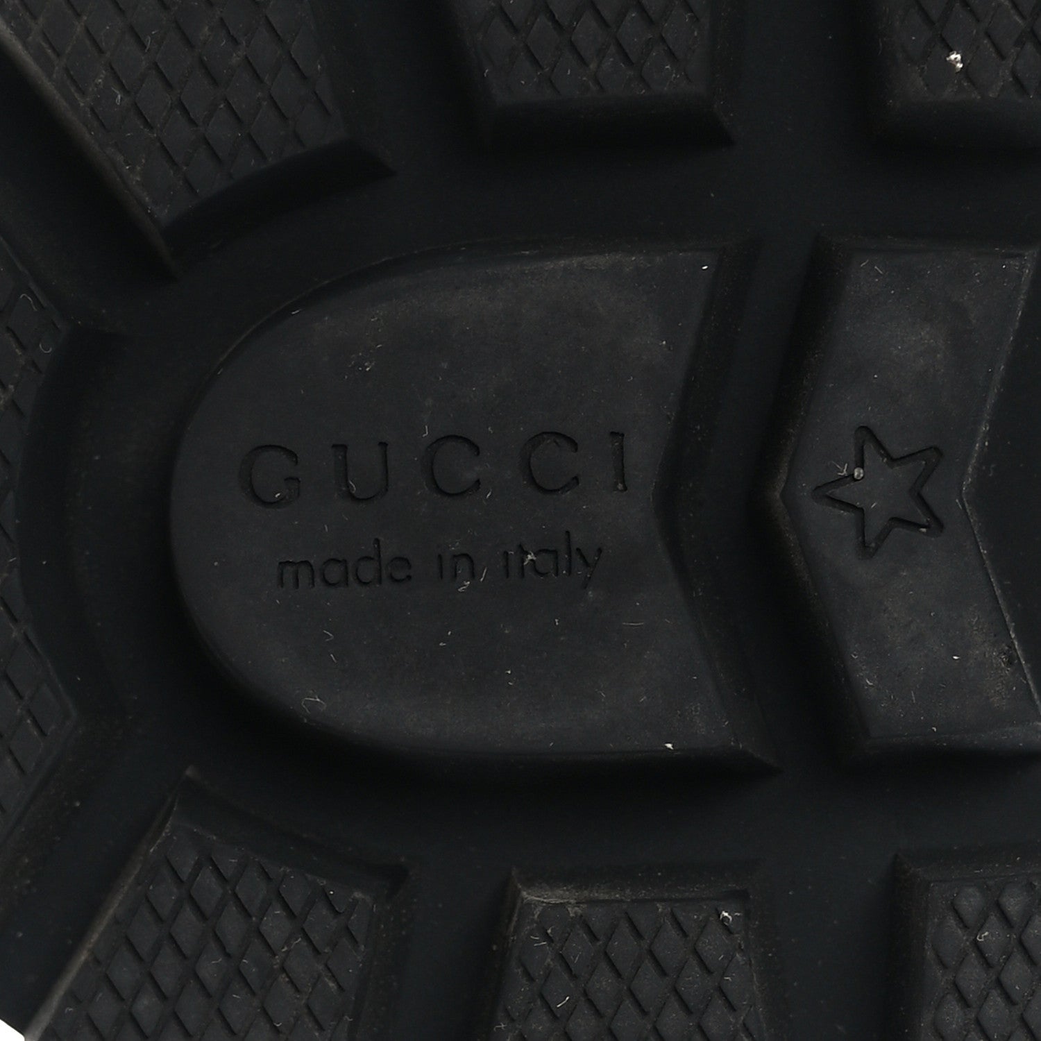 Gucci Apollo Calfskin GG Supreme Nappa Samoa Quilted Lace Up Ankle Boots 38.5 Black 10 of 10